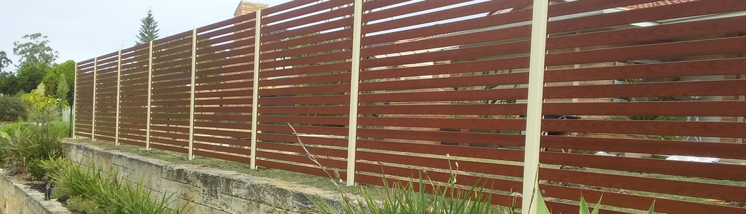 aluminium slat fencing